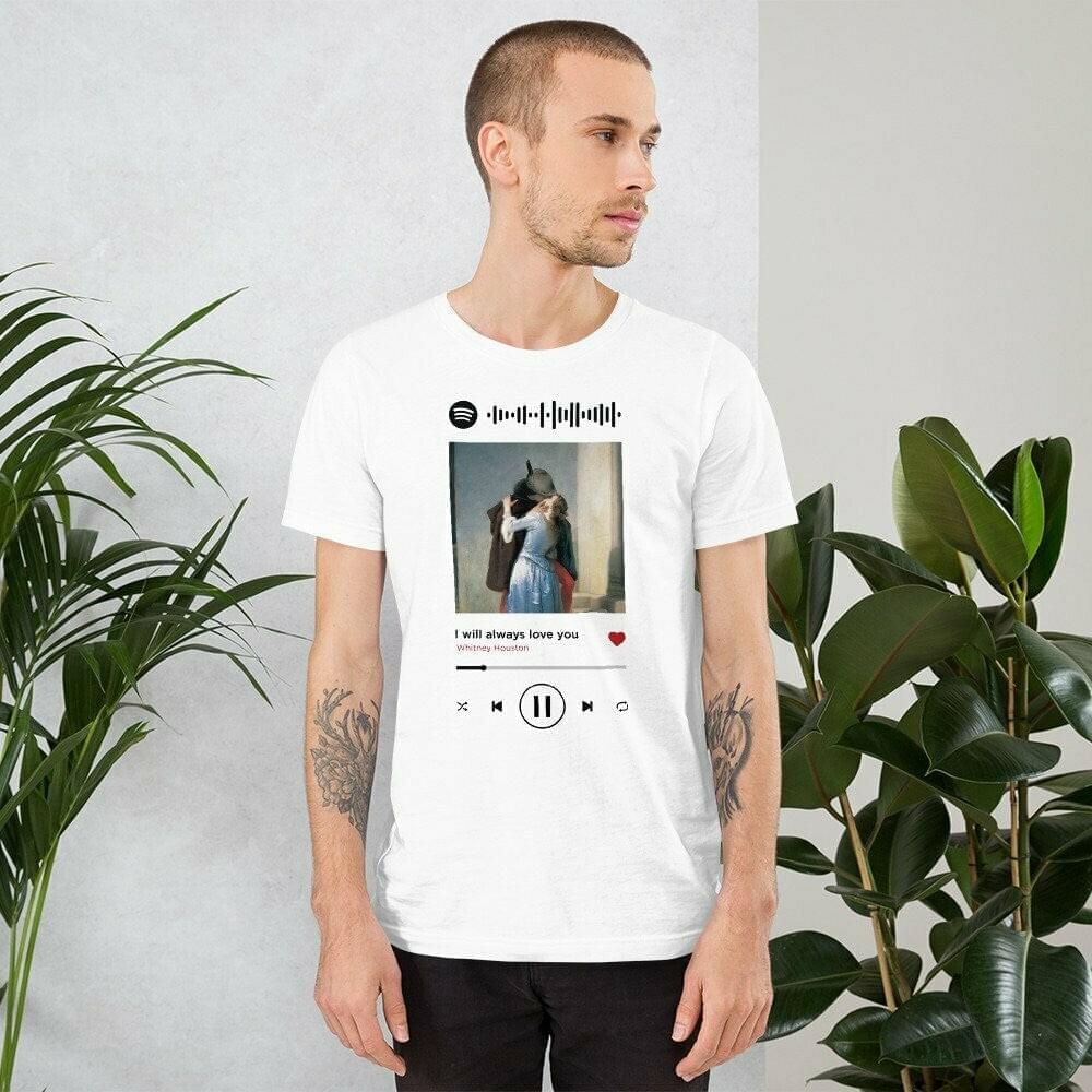 T-Shirt Personalizzata - Music Player Spotify (Unisex) – Fado Store