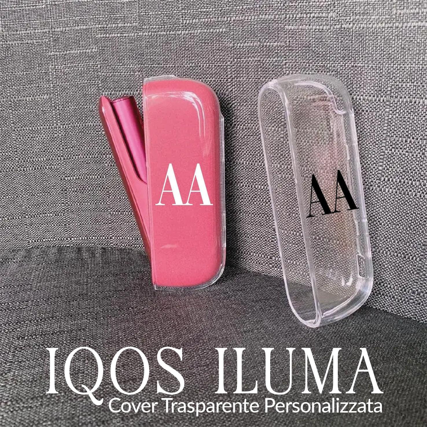 Cover IQOS trasparente - Personalizzata con iniziali! Per IQOS 3 e
