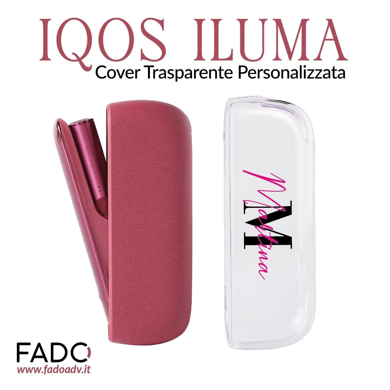 Cover IQOS trasparente - Personalizzata con nome! Per IQOS 3 e