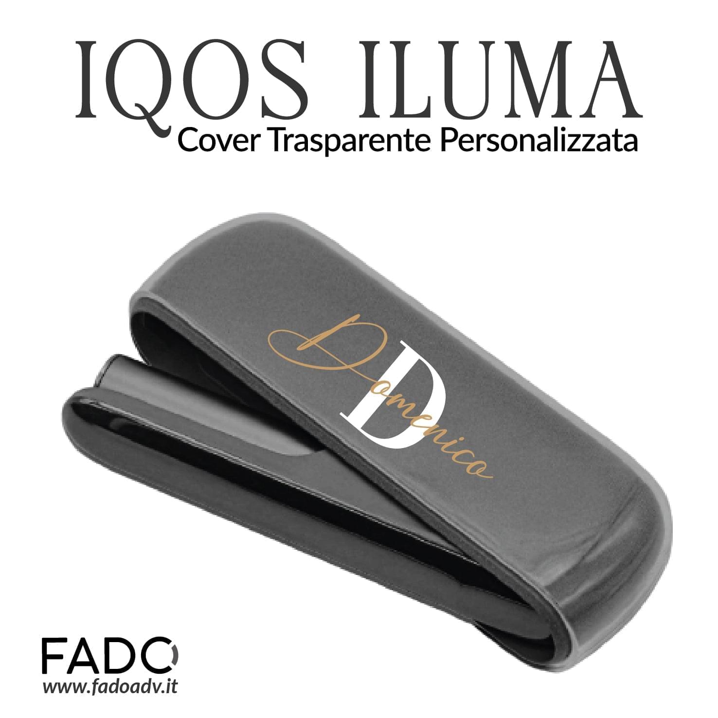 Cover IQOS trasparente - Personalizzata con nome! Per IQOS 3 e